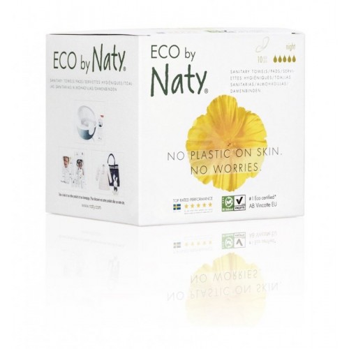 ECO VLOŽKY - NOČNÍ (10 ks) Naty