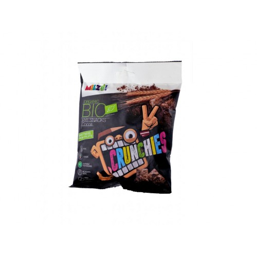 BIO KŘUPAVÝ SNAK - OBDELNÍČKY S KAKAEM (70 g) Milzu!