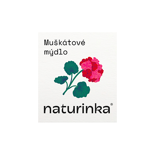 BEZOBALOVÉ MÝDLO - MUŠKÁTOVÉ (110 g) Naturinka