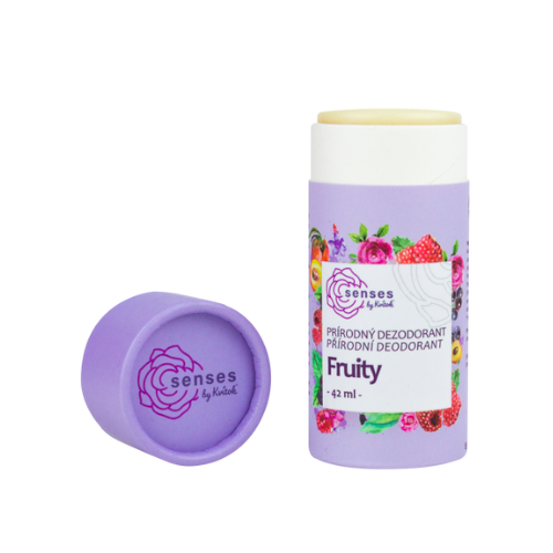 TUHÝ DEODORANT SENSES - FRUITY (42 ml) Kvítok