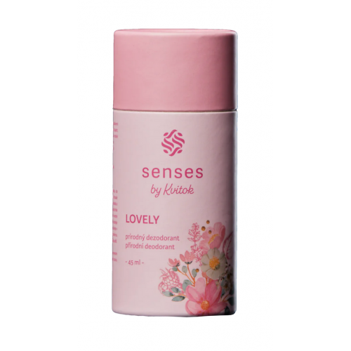 TUHÝ DEODORANT SENSES - LOVELY (45 ml) Kvítok