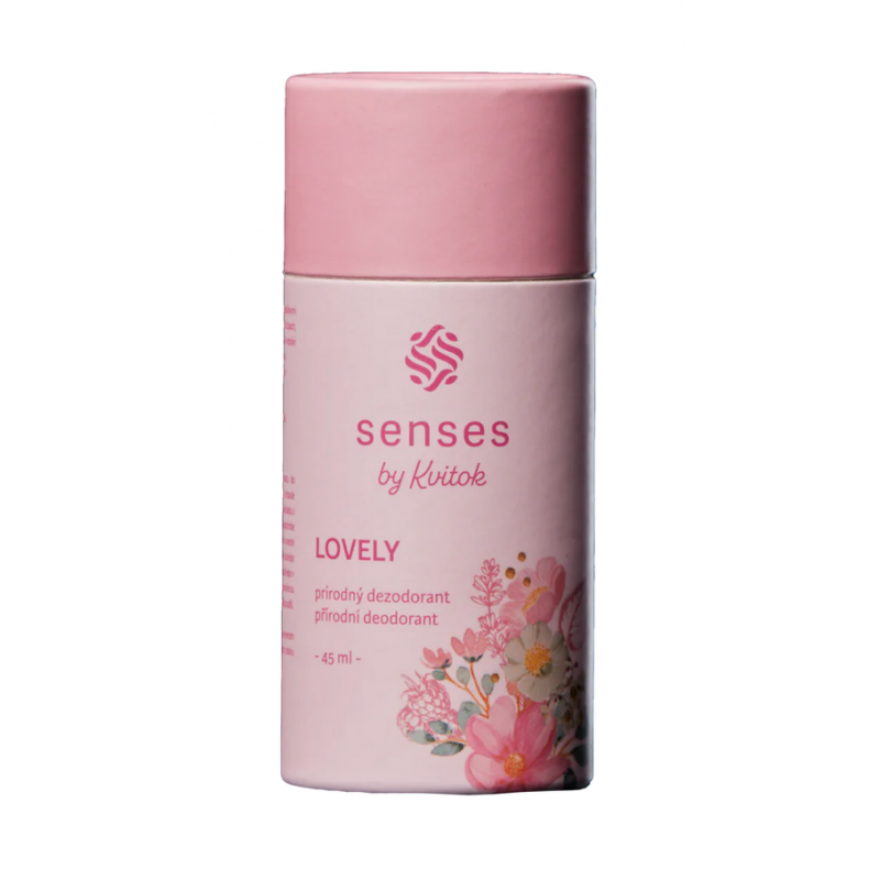 TUHÝ DEODORANT SENSES - LOVELY (45 ml) Kvítok