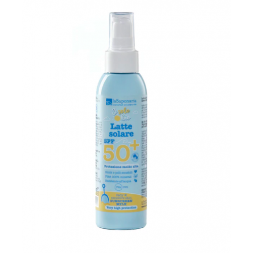 OPALOVACÍ MLÉKO PRO DĚTI A CITLIVOU POKOŽKU SPF 50 (125 ml) laSaponaria