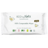 ECO VLHČENÉ UBROUSKY BEZ VŮNĚ - KOMPOSTOVATELNÉ (56 ks) Eco by Naty