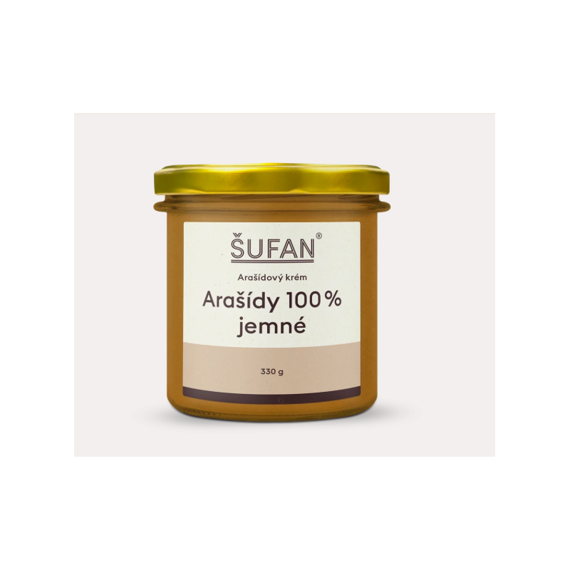 ARAŠÍDOVÉ MÁSŁO JEMNÉ (330g) Šufan
