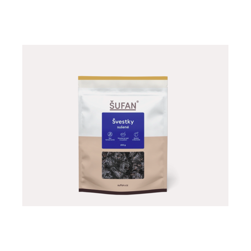 SUŠENÉ ŠVESTKY (200 g) Šufan