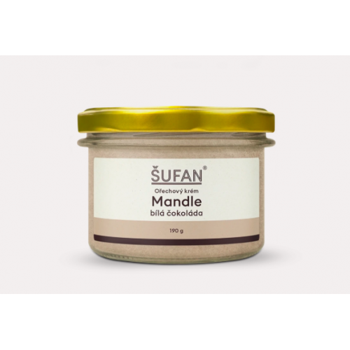 MANDLE S BÍLOU ČOKOLÁDOU (190 g) Šufan