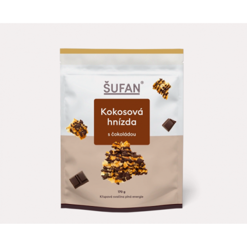 KOKOSOVÁ HNÍZDA S ČOKOLÁDOU (170 g) Šufan