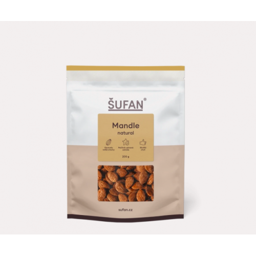 MANDLE NATURAL (200 g) Šufan