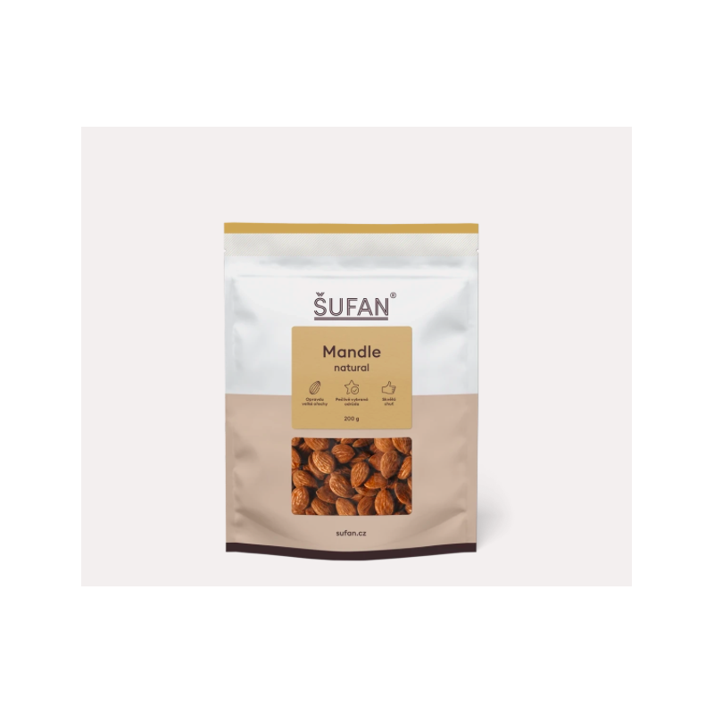MANDLE NATURAL (200g) Šufan