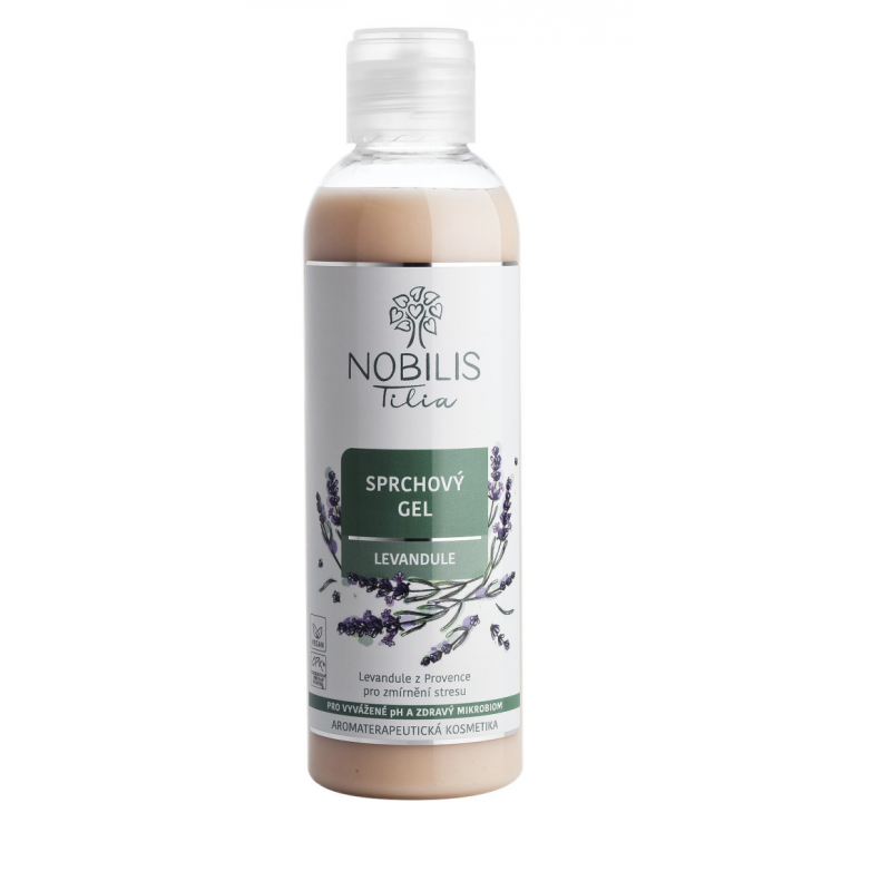 SPRCHOVÝ GEL LEVANDULOVÝ (200 ml) Nobilis