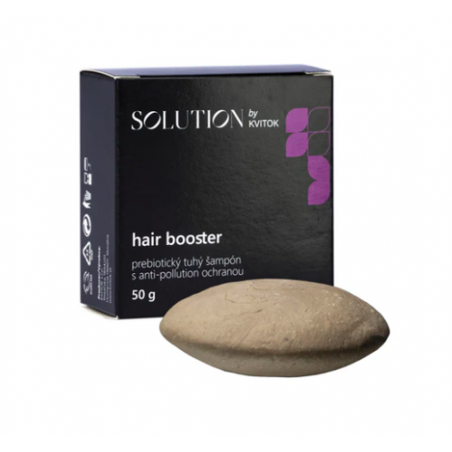PREBIOTICKÝ TUHÝ ŠAMPON S ANTI-POLLUTION OCHRANOU HAIR BOOSTER (50g) Kvitok Solution