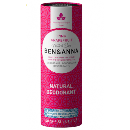 TUHÝ DEODORANT - RŮŽOVÝ GRAPEFRUIT (40 g) Ben & Anna