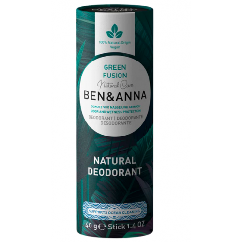 TUHÝ DEODORANT - ZELENÝ ČAJ (40 g) Ben & Anna