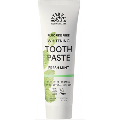 BĚLÍCÍ ZUBNÍ PASTA S MÁTOU (75 ml) Urtekram