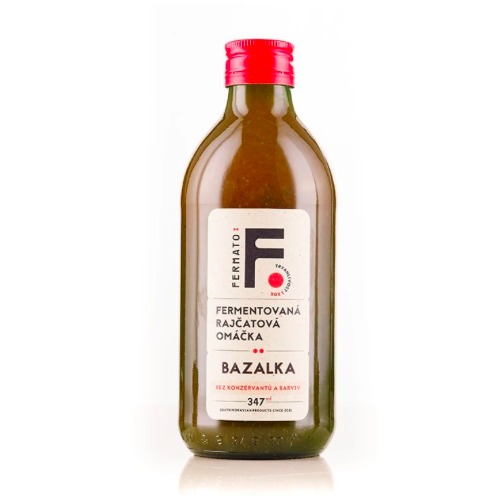 FERMENTOVANÁ RAJČATOVÁ ZÁLIVKA - BAZALKA (340 ml) Fermato