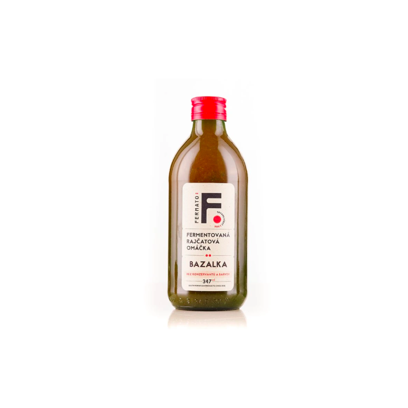 FERMENTOVANÁ RAJČATOVÁ ZÁLIVKA - BAZALKA (340 ml) Fermato