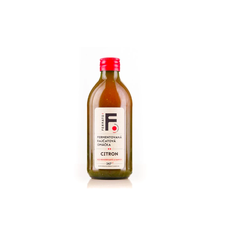 FERMENTOVANÁ RAJČATOVÁ ZÁLIVKA - CITRON (347 ml) Fermato