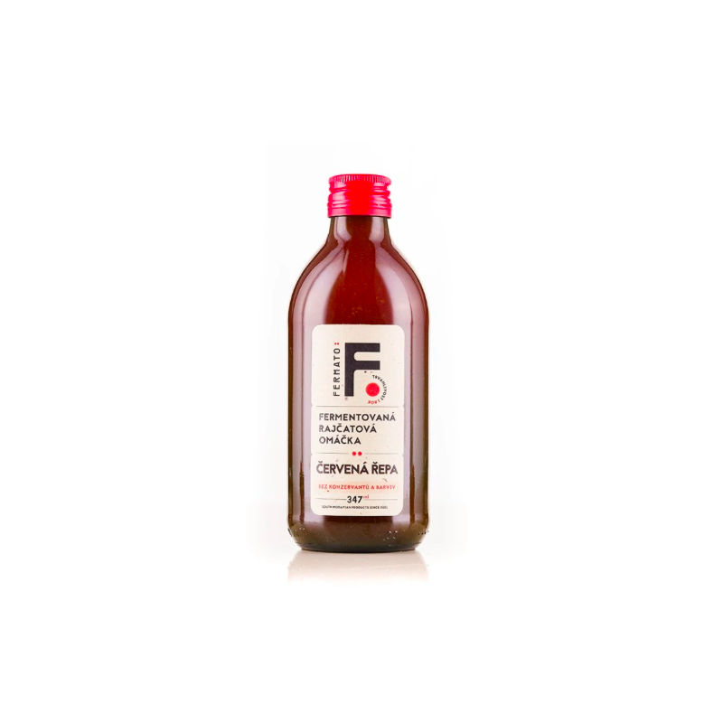 FERMENTOVANÁ RAJČATOVÁ ZÁLIVKA - ČERVENÁ ŘEPA (340 ml) Fermato