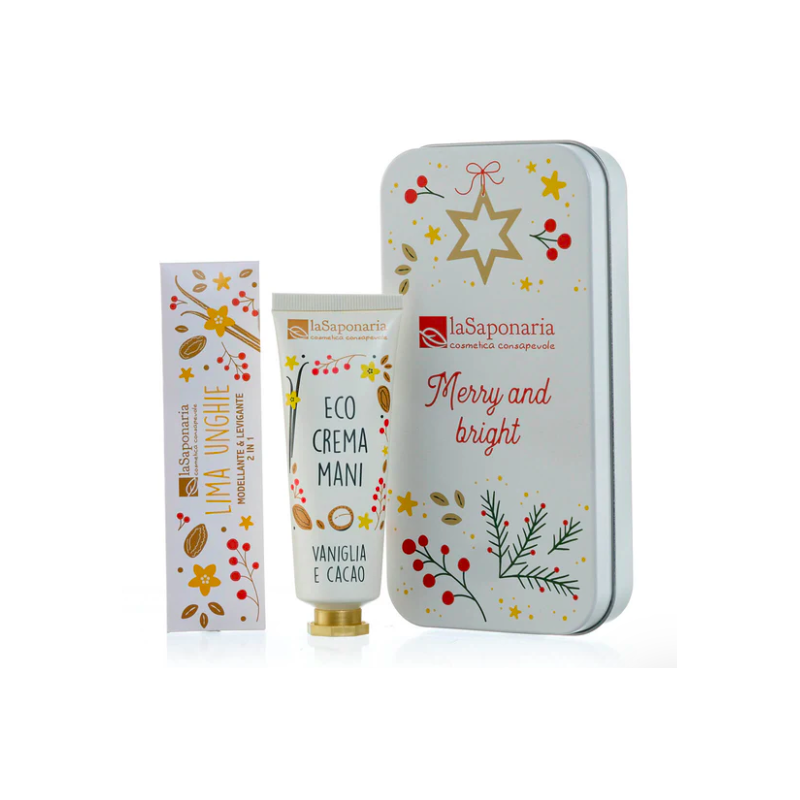 DÁRKOVÁ SADA PRO PÉČI O RUCE A NEHTY- VANILKA A KAKAO (2 ks) laSaponaria