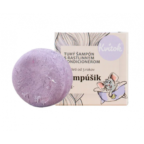 DĚTSKÝ TUHÝ ŠAMPÓN S KONDICIONÉREM - ŠAMPÓNEK (25 g) Kvítok