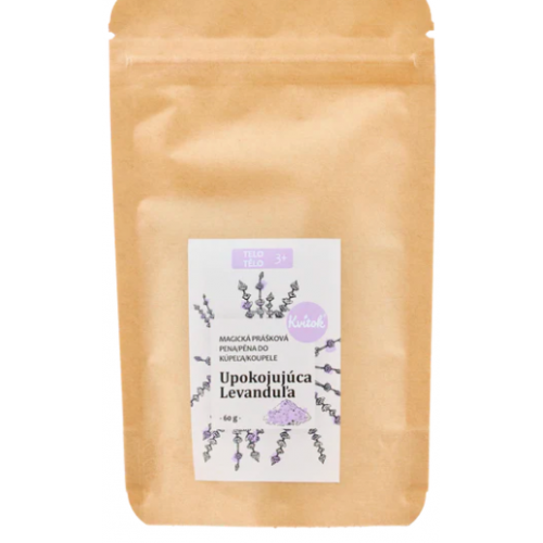 MAGICKÁ PĚNA DO KOUPELE- ZKLIDŇUJÍCÍ LEVANDULE (25 g) Kvítok