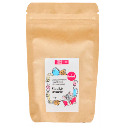 MAGICKÁ PĚNA DO KOUPELE- SLADKÉ OVOCE (60 g) Kvítok