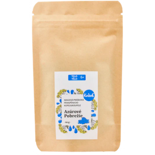 MAGICKÁ PĚNA DO KOUPELE- AZUROVÉ POBŘEŽÍ (60 g) Kvítok