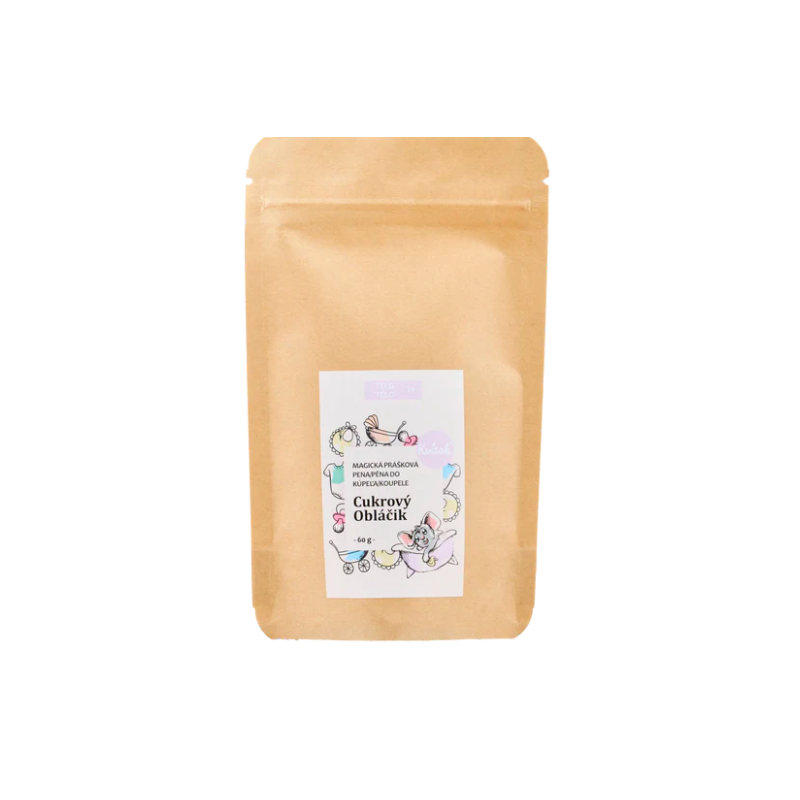 MAGICKÁ PĚNA DO KOUPELE- CUKROVÝ OBLÁČEK (60 g) Kvítok