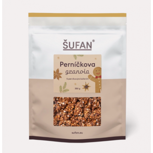 PERNÍČKOVA GRANOLA S PERNÍKOVÝM KOŘENÍM (350 g) Šufan
