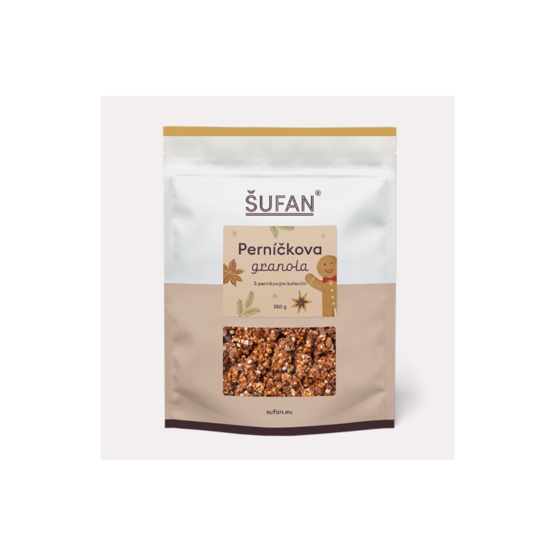 PERNÍČKOVA GRANOLA S PERNÍKOVÝM KOŘENÍM (350 g) Šufan