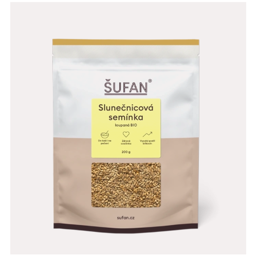 SLUNEČNICOVÁ SEMÍNKA BIO (200 g) Šufan