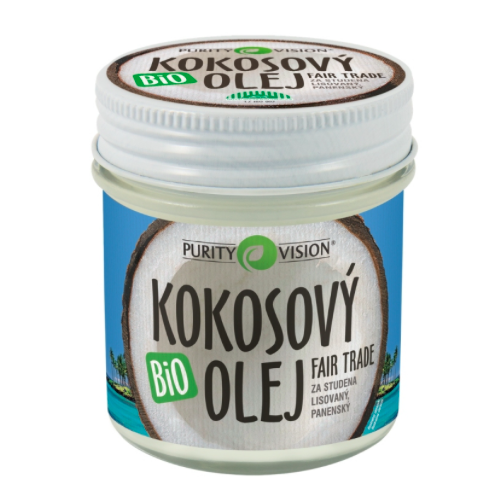 KOKOSOVÝ OLEJ PANENSKÝ FAIR TRADE BIO (120 ml) Purity Vision