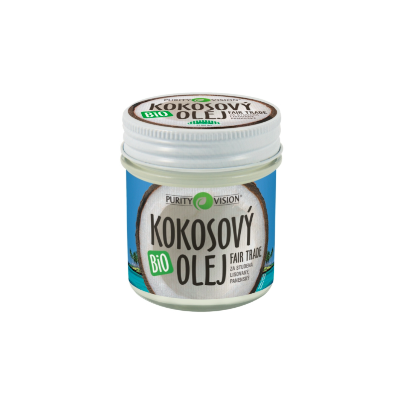 KOKOSOVÝ OLEJ PANENSKÝ FAIR TRADE BIO (120 ml) Purity Vision