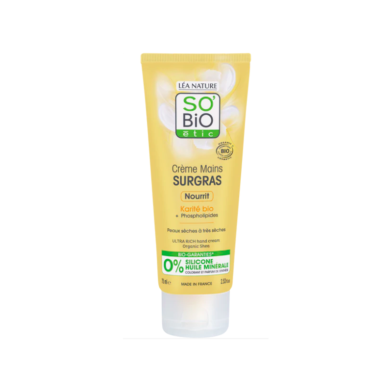 KRÉM NA RUCE ULTRA VÝŽIVNÝ S KARITÉ BIO (75 ml) Eco Cosmetics