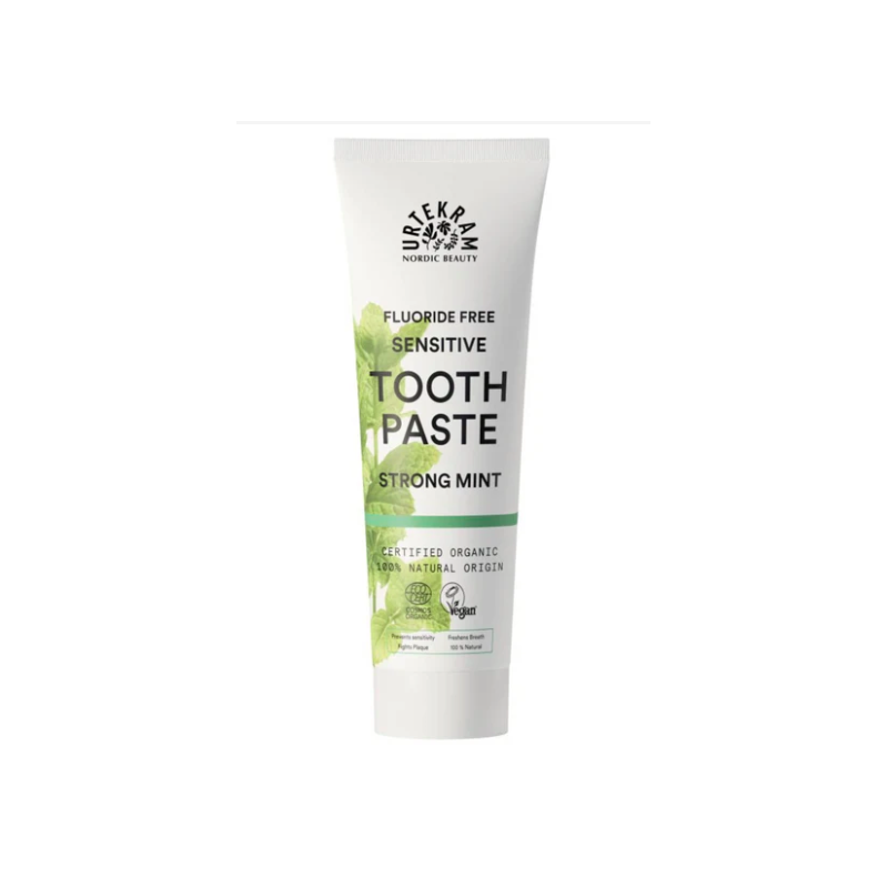 ZUBNÍ PASTA S MÁTOU SENSITIVE BIO (75 ml) Urtekram
