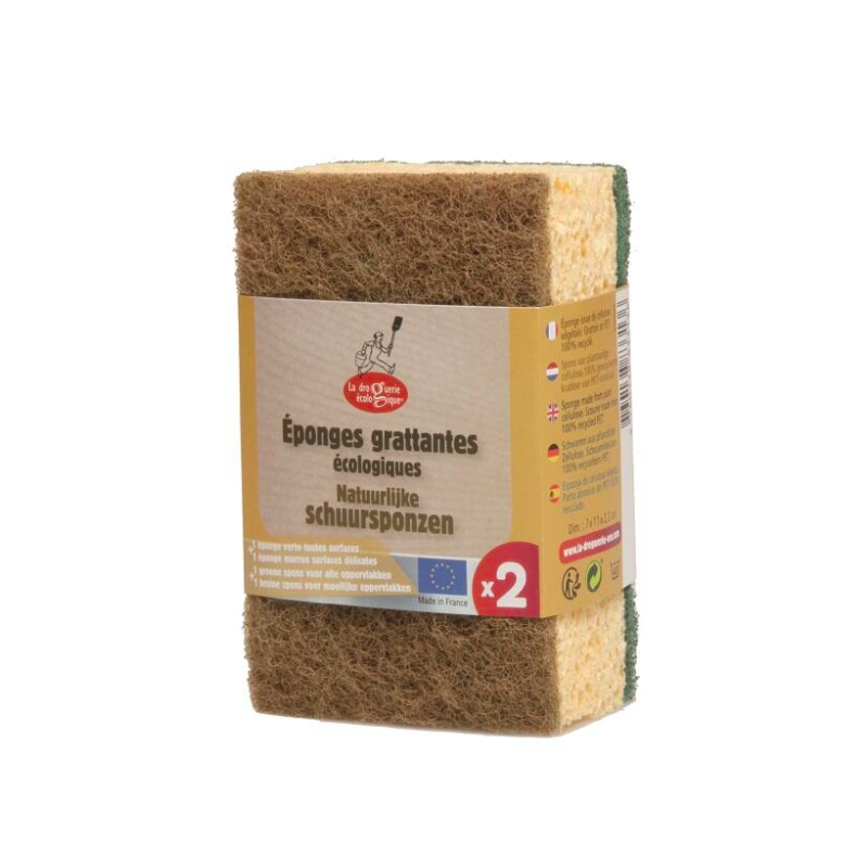 SADA HOUBIČEK NA NÁDOBÍ ZELENÁ A HNĚDÁ (2 ks) Ecodis