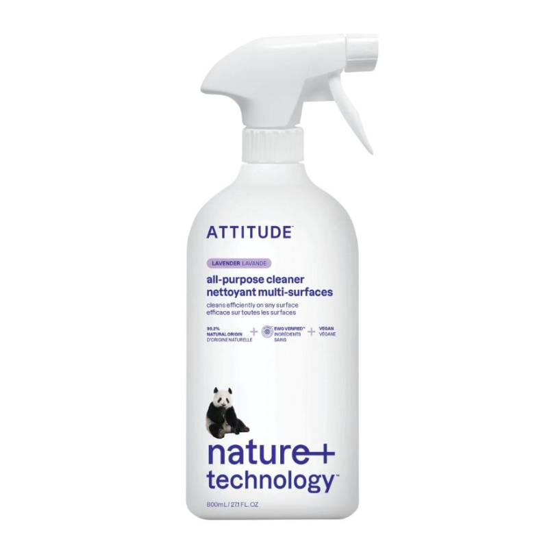 UNIVERZÁLNÍ ČISTÍCÍ PROSTŘEDEK S VŮNÍ LEVANDULE (800 ml) ATTITUDE
