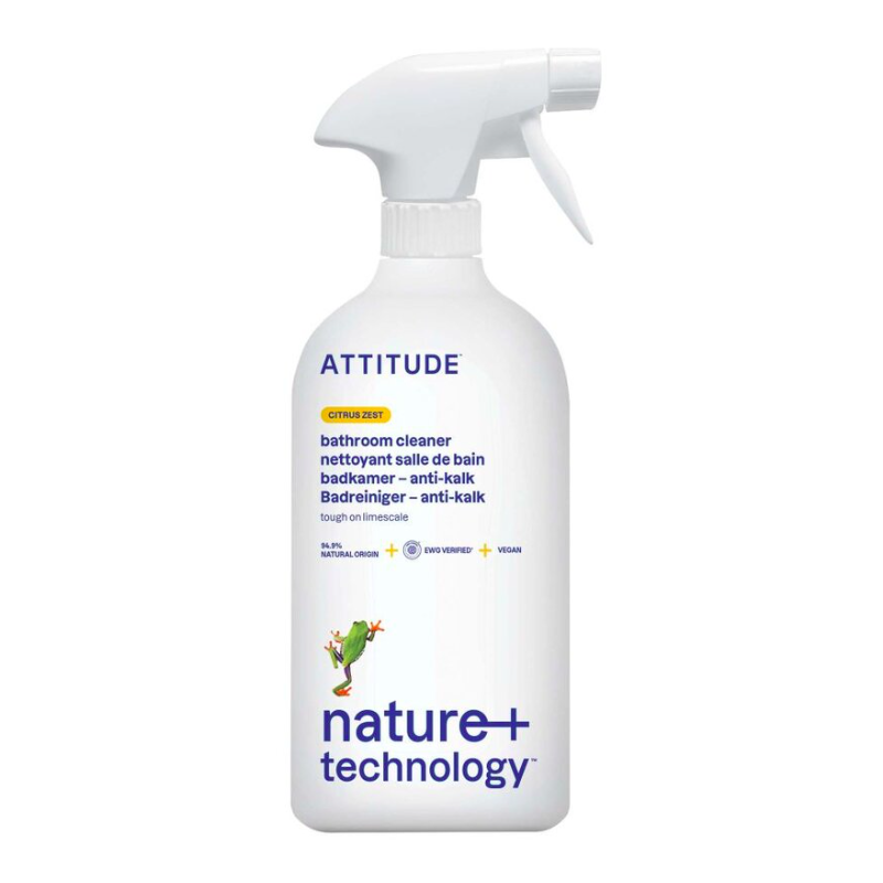 ČISTIČ NA KOUPELNY S VŮNÍ CITRONOVÉ KŮRY (800 ml) ATTITUDE