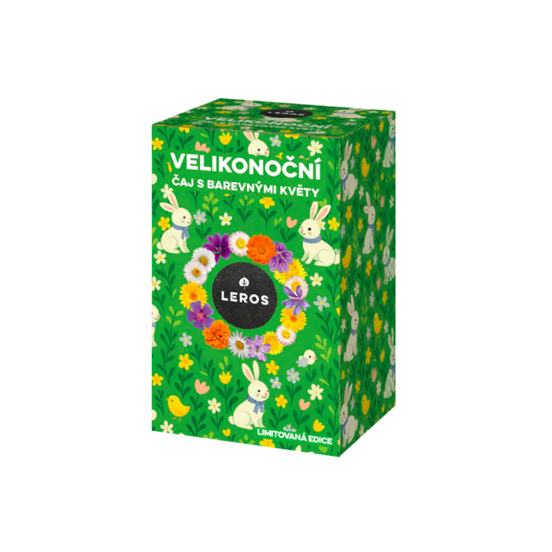 VELIKONOČNÍ ČAJ S BAREVNÝMI KVĚTY (20 x1,4 g) LEROS
