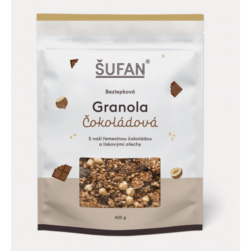 GRANOLA ČOKOLÁDOVÁ (450 g) Šufan