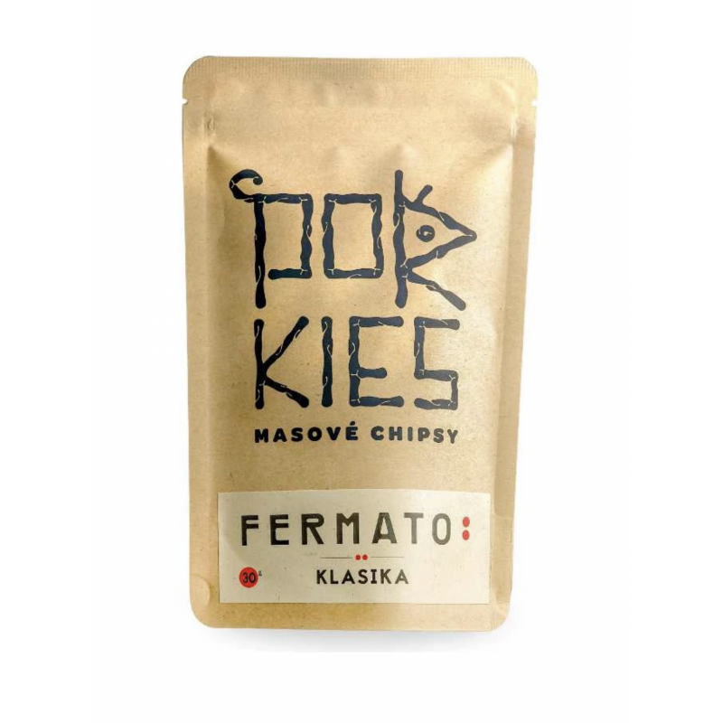 PORKIES FERMATO KLASIKA - MASOVÉ CHIPSY (30 g) Fermato