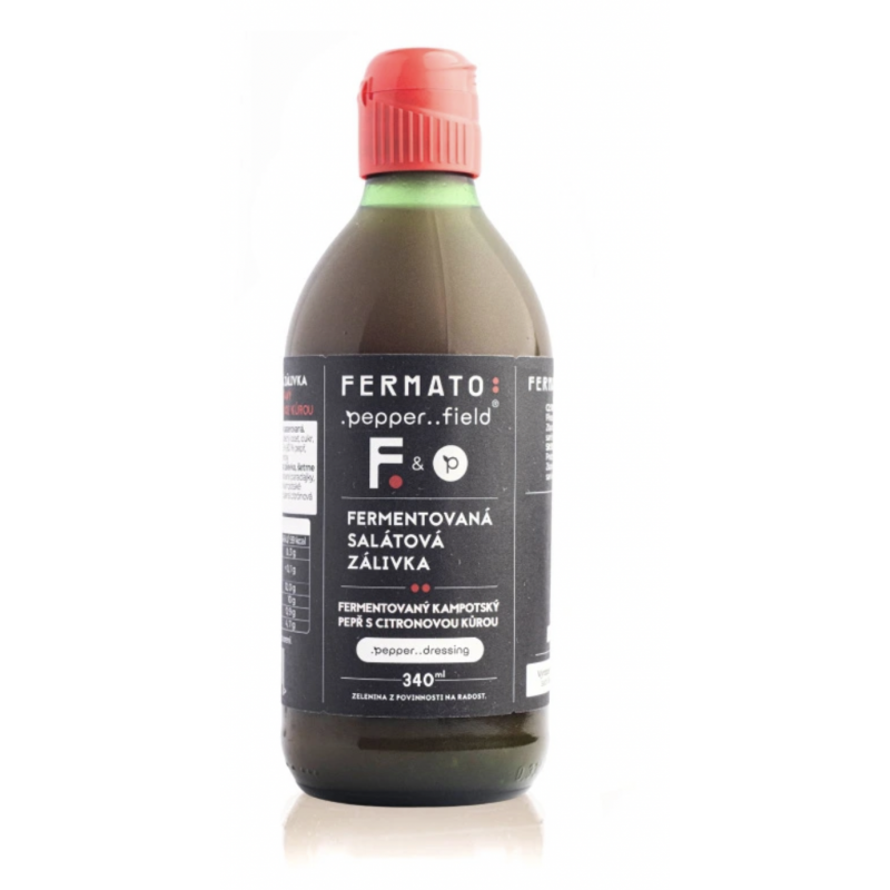 FERMENTOVANÁ RAJČATOVÁ ZÁLIVKA - FERMENTOVANÝ PEPŘ (340 ml) Fermato