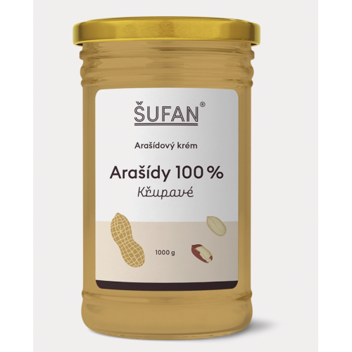 ARAŠÍDOVÉ MÁSLO KŘUPAVÉ (1000 g) Šufan