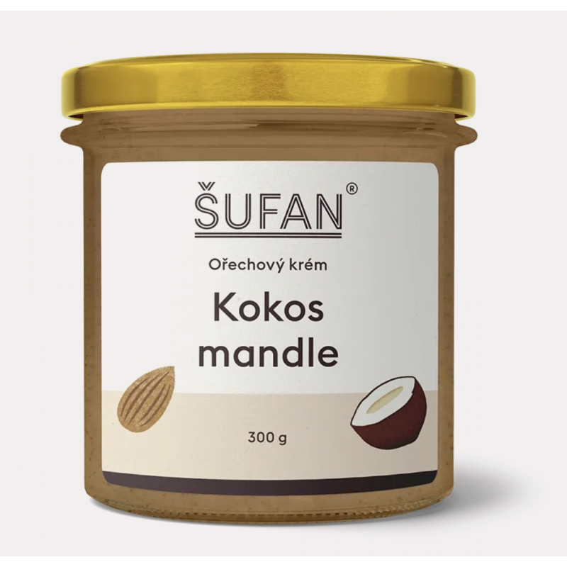 KOKOSOVO-MANDLOVÉ MÁSLO (300 g) Šufan