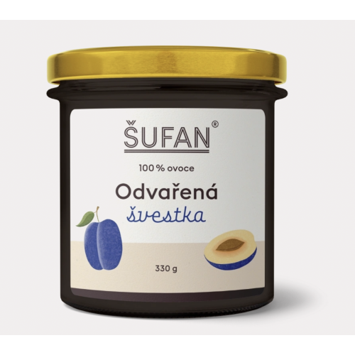 ODVAŘENÁ ŠVESTKA (330 g) Šufan