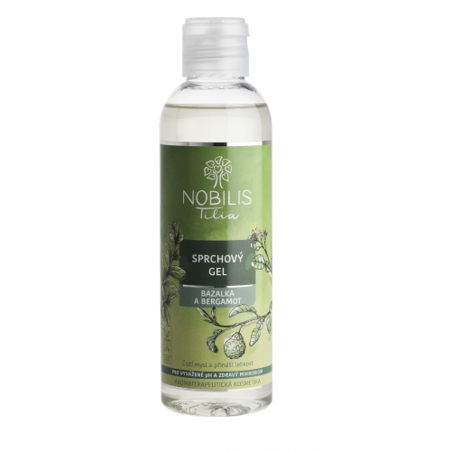 SPRCHOVÝ GEL BAZALKA A BERGAMOT (200 ml) Nobilis