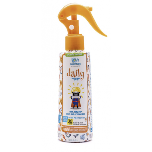 DĚTSKÉ OPALOVACÍ MLÉKO VE SPREJI SPF 30 - DAILY (200 ml) Babyton