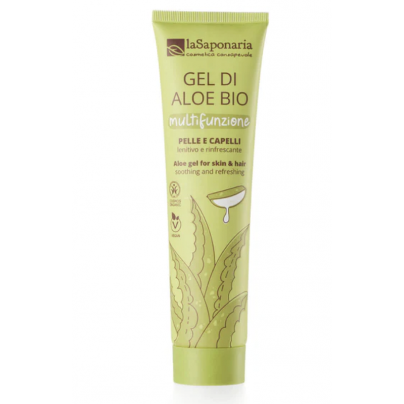 BIO ALOE VERA GEL NA TĚLO A VLASY (150 ml) laSaponaria