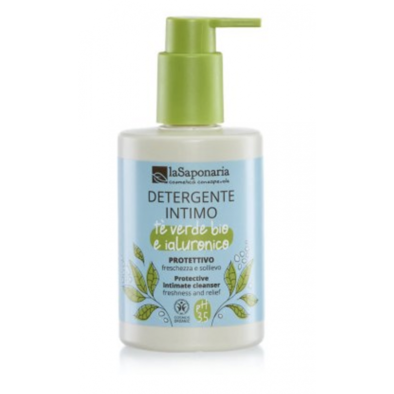 BIO OCHRANNÝ INTIMNÍ MYCÍ GEL SE ZELENÝM ČAJEM (250 ml) laSaponaria